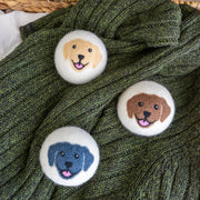 Happy Dogs Eco Wool Dryer Balls - Mix of 3 colors: With Bag