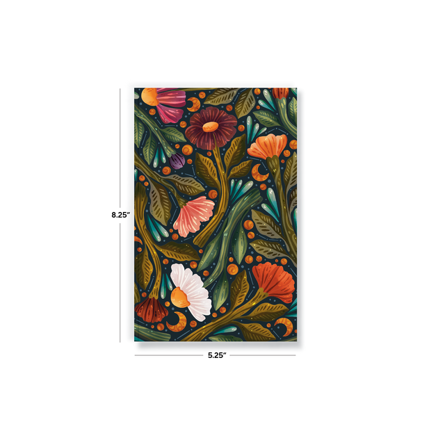 Nightsky Floral Classic Layflat Journal Notebook