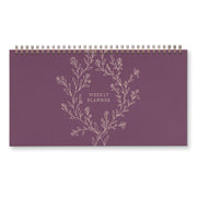 Floral Vines Weekly Planner : Plum Cover | White Ink