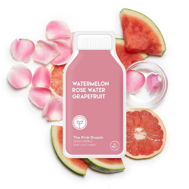 The Pink Dream Moisturizing Raw Juice Sheet Mask: With Peg Hole