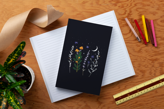 Flowering of Consciousness Layflat Journal Notebook: Lined / Classic