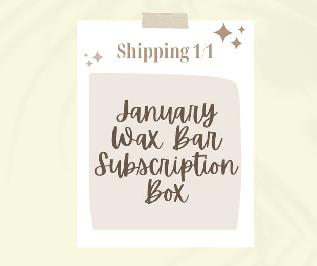 December Monthly Wax Bar Subscription - SHIPS FREE! Code: WAXCLUB