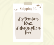 September Monthly Wax Bar Subscription - SHIPS FREE! Code: WAXCLUB