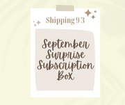 September Clean Haven Naturals Surprise Monthly Subscription Box