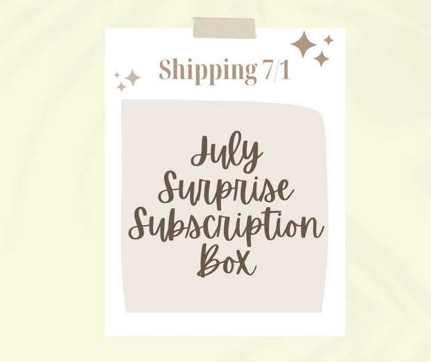 July Clean Haven Naturals Surprise Monthly Subscription Box
