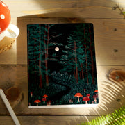 Moonrise Forest Layflat Journal Notebook: Lined / Medium