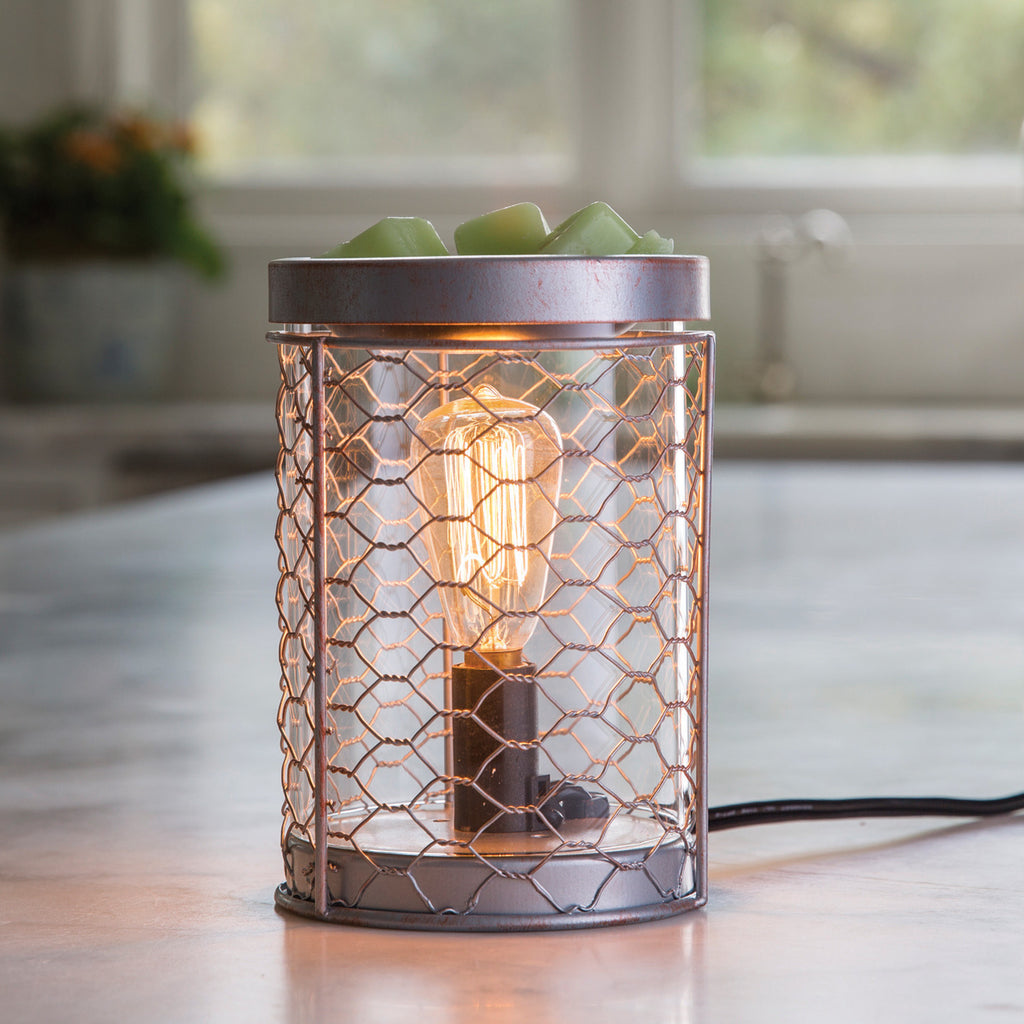 Chicken Wire Vintage Bulb Illumination Warmer – Clean Haven Naturals